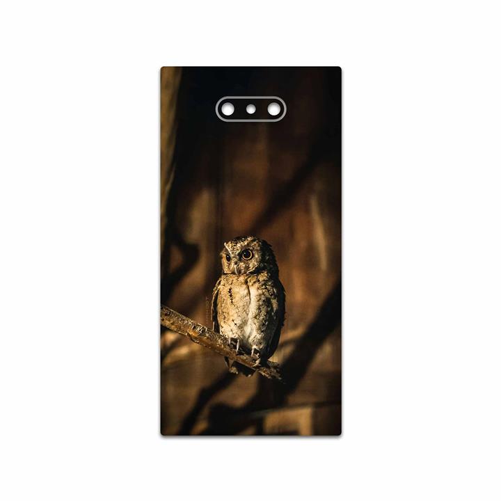 برچسب پوششی ماهوت مدل Owl مناسب برای گوشی موبایل ریزر Phone 2 MAHOOT Owl Cover Sticker for Razer Phone 2